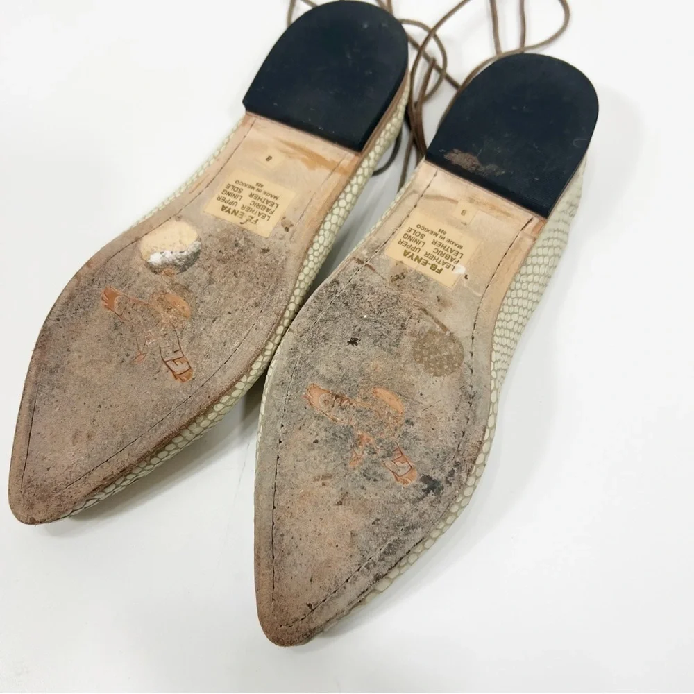 FREEBIRD Enya Wraparound Boho Flats Size 8‎
